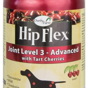 Naturvet Hip Flex Tablets Level 3 (Advanced) Dog Supplements - 90 ct Bottle