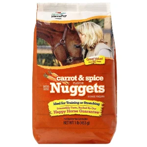 Manna Pro Nuggets Horse Treats - Carrot & Spice Flavor (90 oz)