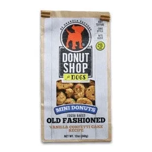 K9 Granola Mini Donuts Vanilla Confetti Cake Baked Dog Treats - 12oz