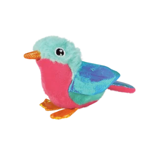 Kong Crackles Tweetz Bird Toy for Cats (Blue)