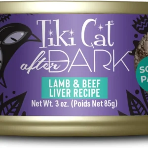 Tiki Cat After Dark Soft Pate Grain-Free Lamb and Beef Liver Adult Canned Cat Food