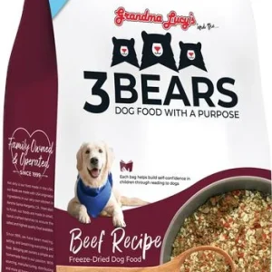 Grandma Lucy's 3 Bears Beef Dog Food Freeze-Dried Dog Food - 3 lb