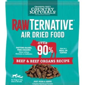 Grandma Mae's Country Naturals Dog RAWTERNATIVE Beef - 3 lbs