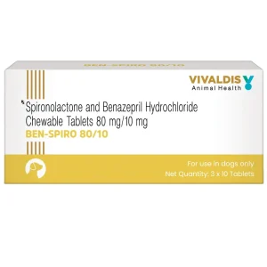 Vivaldis Ben Spiro (Spironolactone & Benzepril) 80/10mg Tablets for Dogs