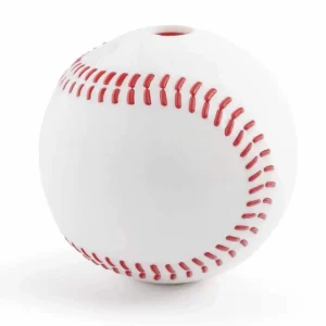 Planet Dog Orbee-Tuff Baseball Treat-Dispensing Dog Chew Toy White