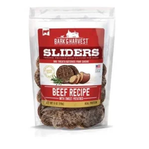 Bark + Harvest by Superior Farms Burgers Beef & Sweet Potato Dog Natural Chews - 6 oz Bag