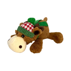 Kong Cozie Reindeer Toy for Dogs (Brown)