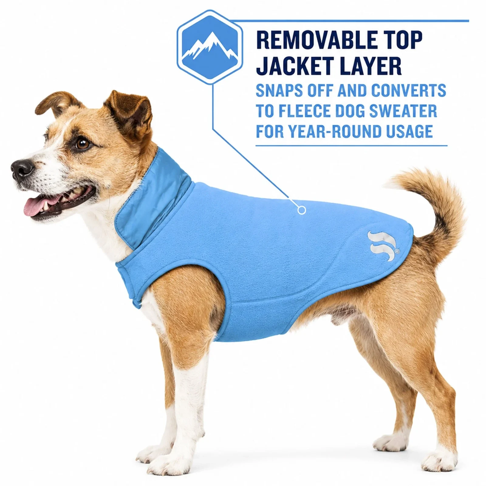Dog Helios ® Lotus-Rusher 2-in-1 Dual-Removable Layered Performance Dog Jacket - Image 2