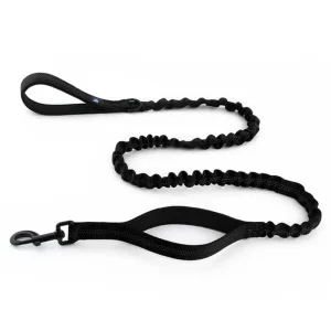 Hank Tactical Bungee Leash for Dogs (Black)