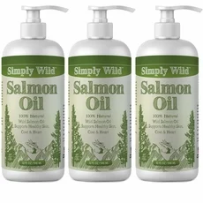 Simply Wild Salmon Oil 3-PACK (96 fl oz) - Image 2