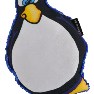 Arty Arctic Penguin Dog Toy - Crinkle Toy That Floats, No Squeaker