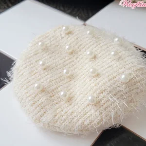 Wooflink Sprinkles Beret - Cream
