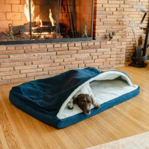 Forgiveness Fully Washable Luxury Cozy Cave® Rectangle Dog Bed – Microsuede