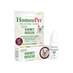 HomeoPet Feline Homeopathic Kidney Rescue Drops for Cats