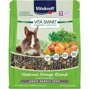 Vitakraft Vita Smart Complete Nutrition Natural Forage Blend Adult Rabbit Small Animal Food