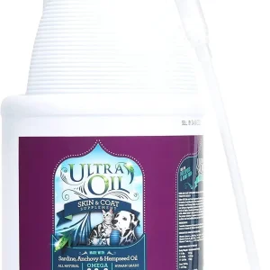 Ultra Oil Ultra Oil Skin & Coat Dog and Cat Health Supplements - 128 oz Bottle