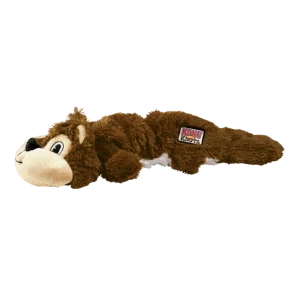 Kong Scrunch Knots Squirrel Toy for Dogs (Brown)