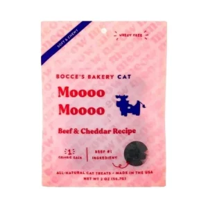 Bocce's Bakery MOOOO MOOOO Moist Cat Treats - 2 Oz