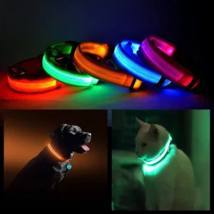 LED PET Safety Halo Style Dog Collar