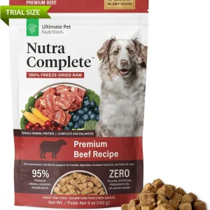 Ultimate Pet Nutrition Nutra Complete Premium Beef with Antioxidants Freeze-Dried Raw Dog Food