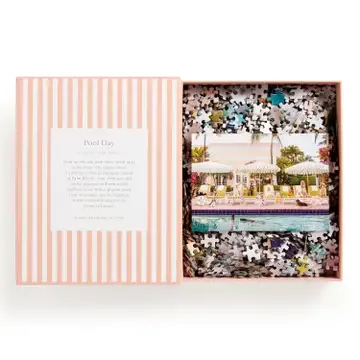 Gray Malin "Pool Day" Palm Beach Book Puzzle - Image 2