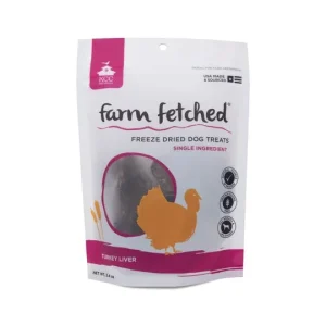 KCC Naturals Farms Turkey Liver 3.4 oz Dog Freeze-Dried Treat Bag Freeze-Dried Dog Treats - 1 Bag