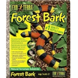 Exo Terra Forest Bark Moisture Control Natural Reptile Terrarium Substrate