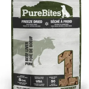 Purebites Beef Liver Freeze-Dried Dog Treats - 2 oz Bag