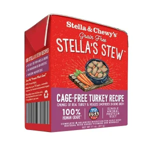 Stella & Chewy's Stew Cage-Free Turkey Canned Dog Food - 11 Oz - Case of 12