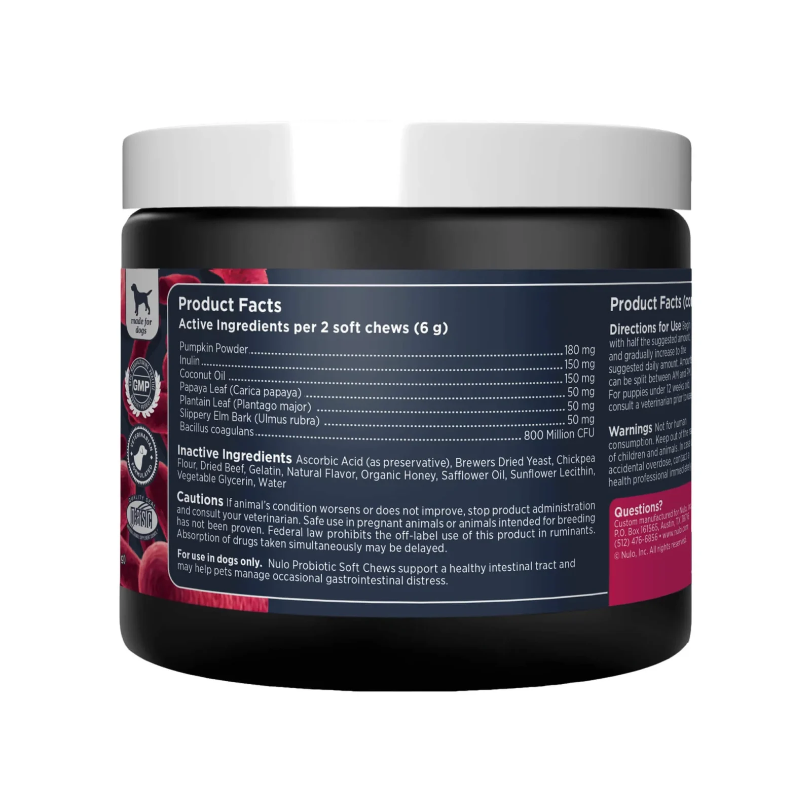 Nulo Functional Probiotic Soft Chew Supplements for Dogs - Image 2