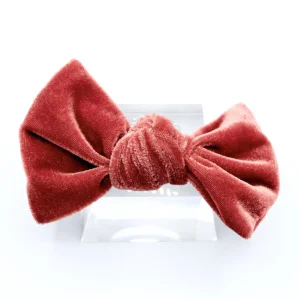 Velvet Knot Bow- Rosie