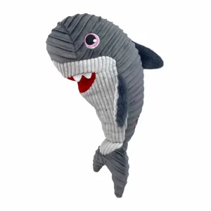 KONG Cuteseas Rufflez Shark Dog Plush Dog Toy Medium/Large