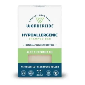 Wondercide All-Natural Hypoallergenic Aloe Cat and Dog Shampoo Bar - 4 oz Bar