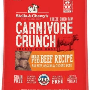 Stella & Chewy's Carnivore Beef Freeze Dried Dog Treats - 3.25 Oz
