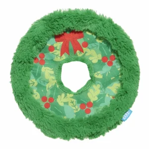 BARK Wreath Toss Fetch Dog Toy