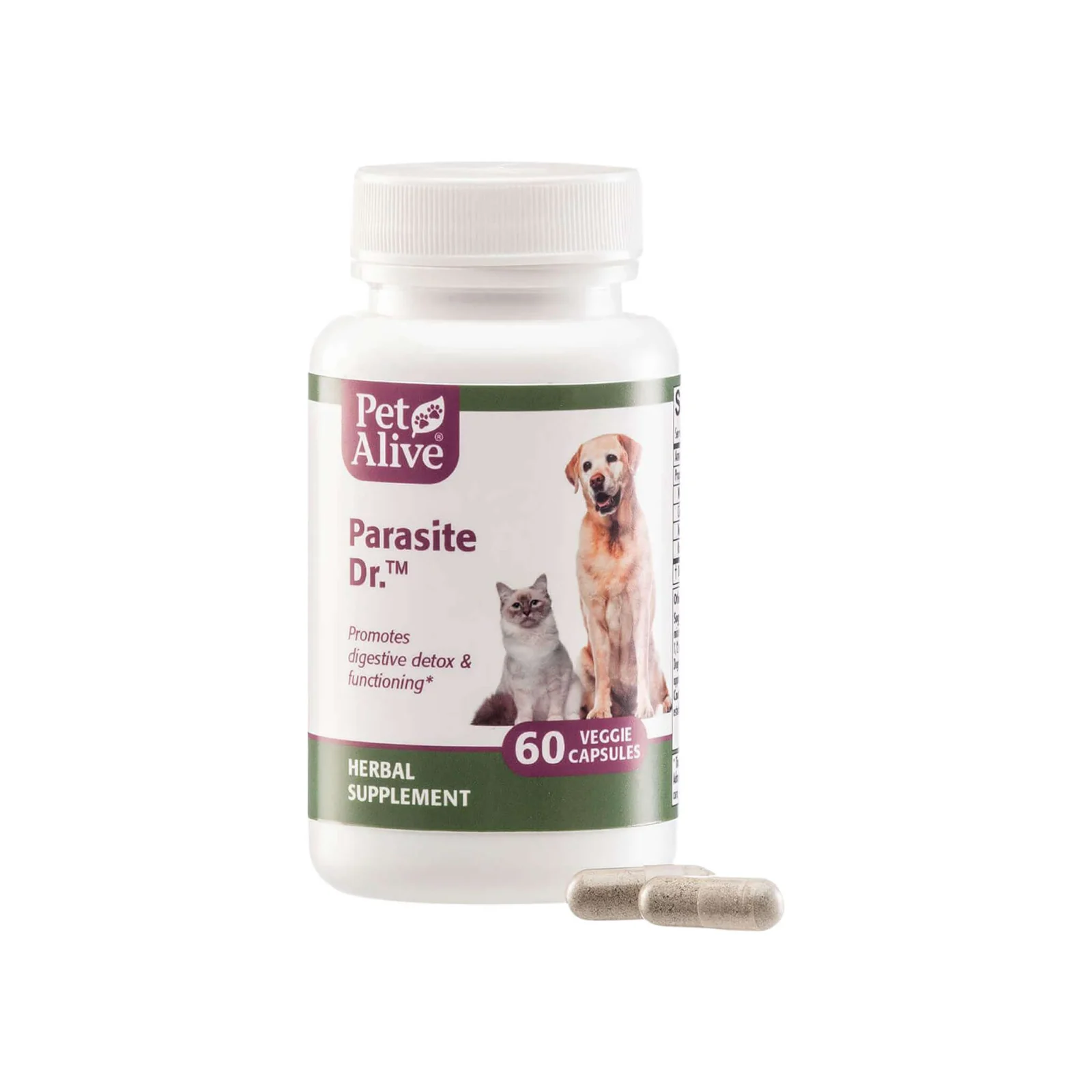 PetAlive Parasite Dr Herbal Supplement for Dogs & Cats - Image 2