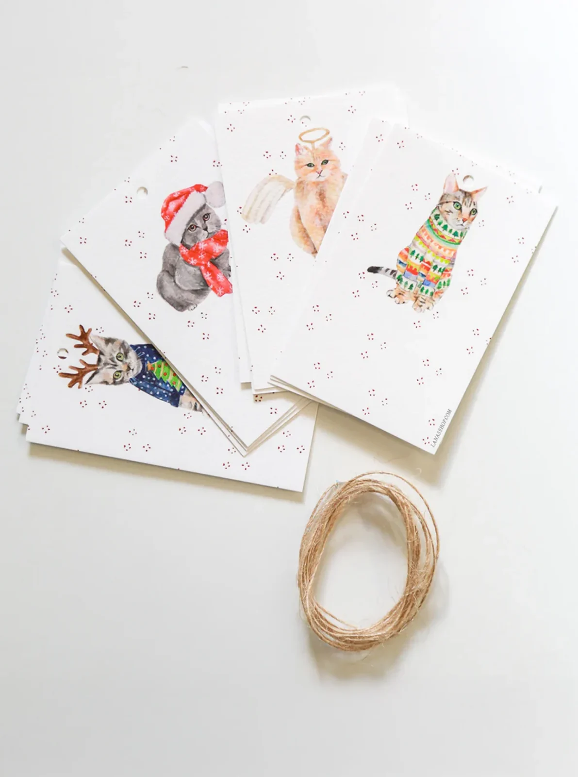 FESTIVE PET GIFT TAG SETS