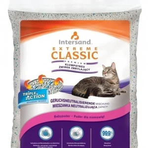 Intersand Classic Premium Clumping Classic #13 Baby Powder Cat Litter - 15.43 lb Bag (7kg)