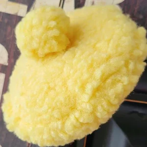 Wooflink Vivid Winter Beret in Yellow