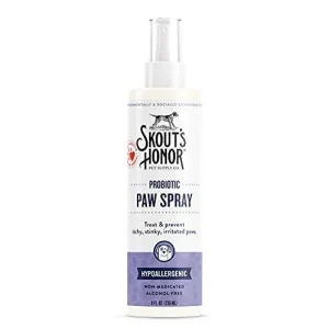 Skout's Honor Probiotic Wellness Paw Spray for Dogs and Cats - 8 oz Bottle