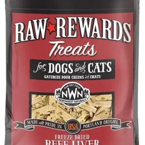 Northwest Naturals Freeze Dried Beef Liver Treat Freeze-Dried Cat and Dog Treats - 10 oz Bag