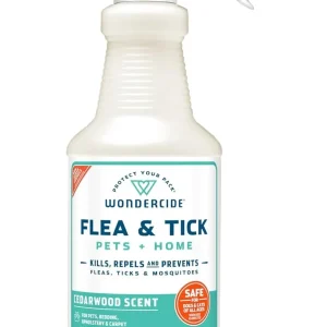 Wondercide Mosquito Flea and Tick Spray for Pets and Home - Cedarwood - 16 oz Bottle