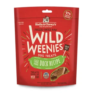 Stella & Chewy's Weenie Duck Freeze Dried Dog Treats - 3.25 Oz