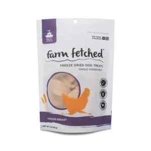 KCC Naturals Farms Chicken Breast Freeze-Dried Dog Treats - 3.4 oz Package