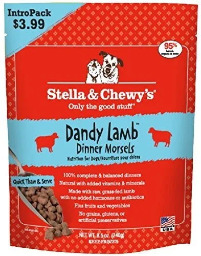 Stella & Chewy's Frozen Dog Food Dinner Patties Lamb - 8.5 Oz