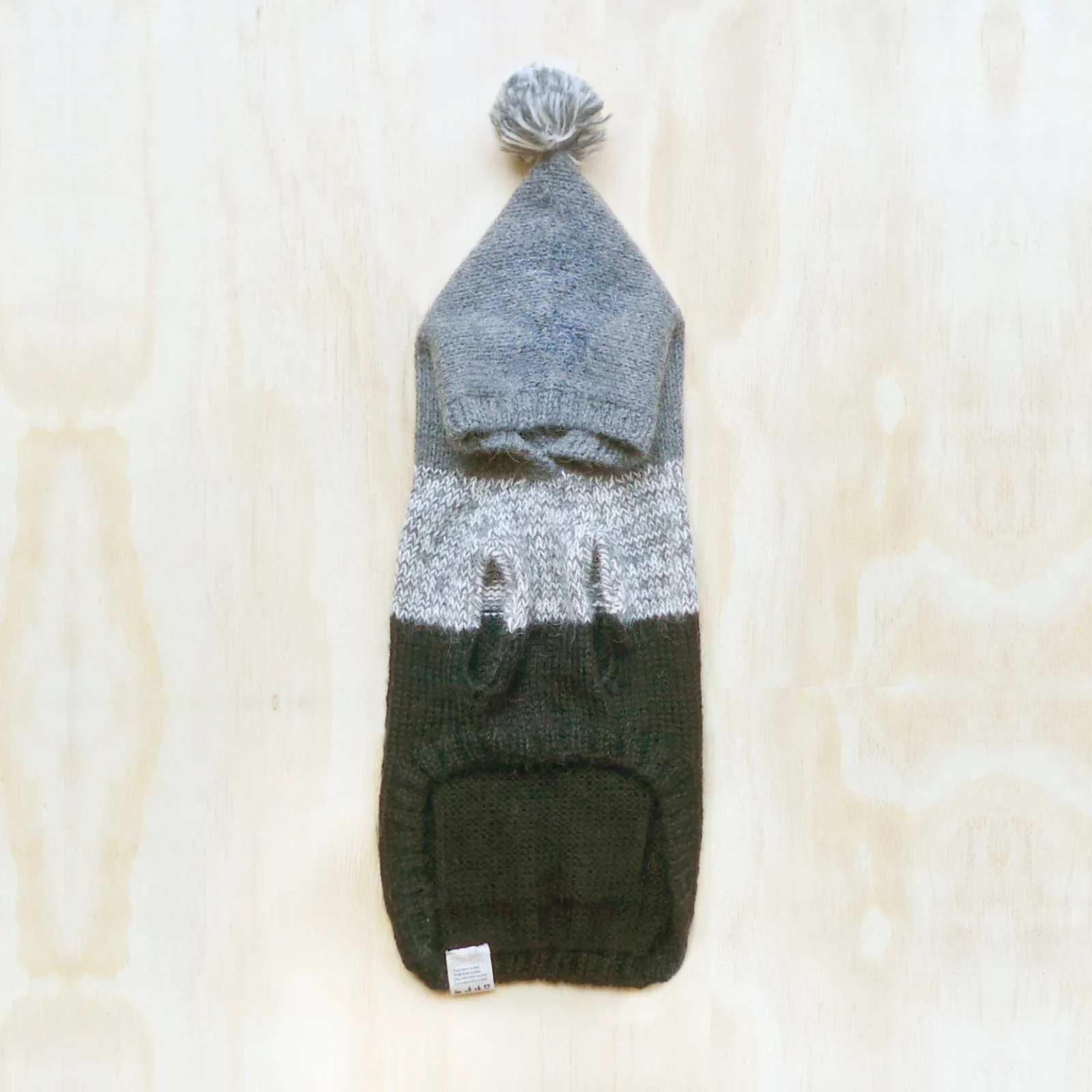 Colby Hoodie Sweater - Marled Black - Image 2