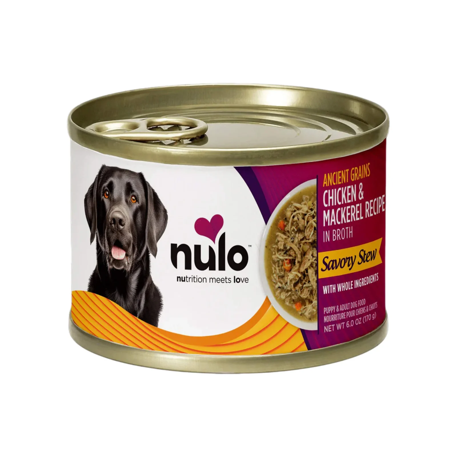 Nulo Ancient Grain Savory Stew Canned Dog Food 6 oz (Case of 8)