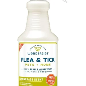 Wondercide Mosquito Flea and Tick Spray for Pets and Home - Lemongrass - 16 oz Bottle