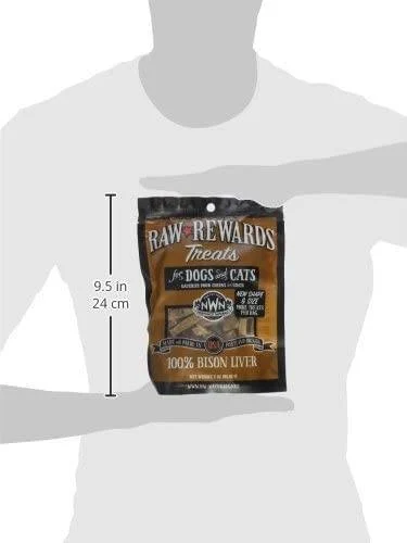 Northwest Naturals Freeze Dried Bison Liver Treat Freeze-Dried Cat and Dog Treats - 3 oz Bag - Image 2