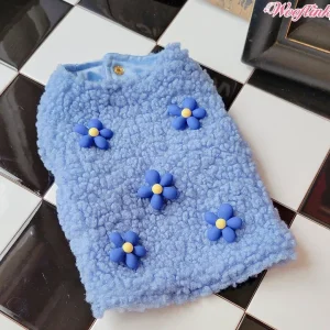Wooflink Vivid Winter Coat in Blue